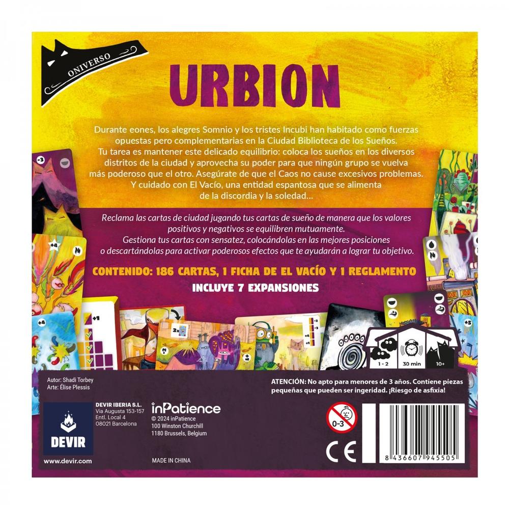 Juego de Mesa Urbion - JDM