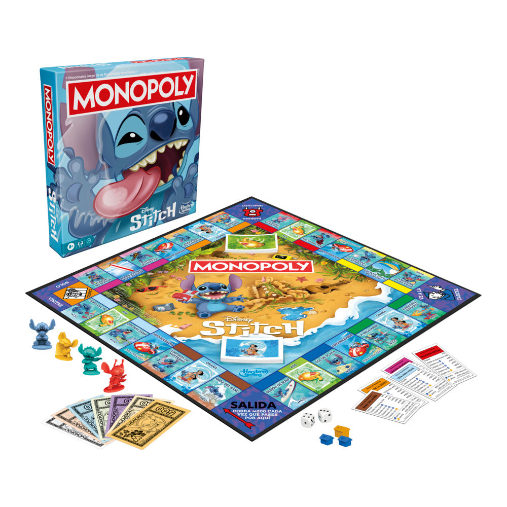 Juego de Mesa Monopoly Stitch - JDM