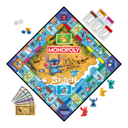 Juego de Mesa Monopoly Stitch - JDM