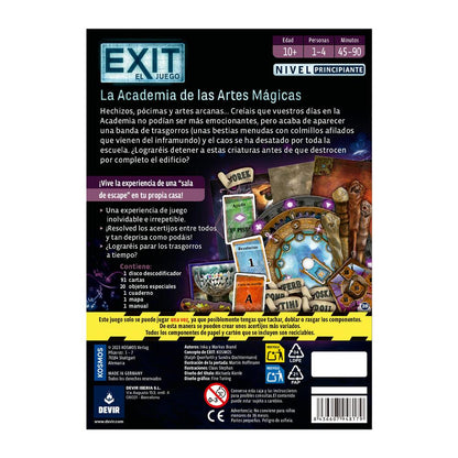 Juego de Mesa Exit: La Academia de las Artes Mágicas: Principiante - JDM