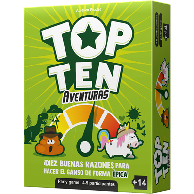 Juego de Mesa Top Ten: Aventuras - JDM