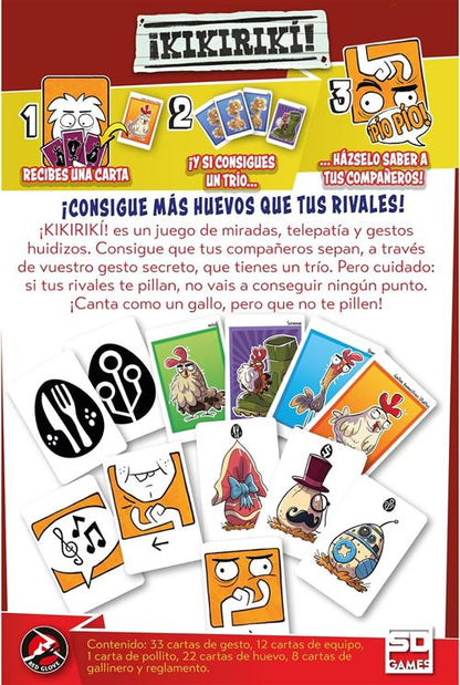 Juego de Mesa ¡Kikiriki! - JDM