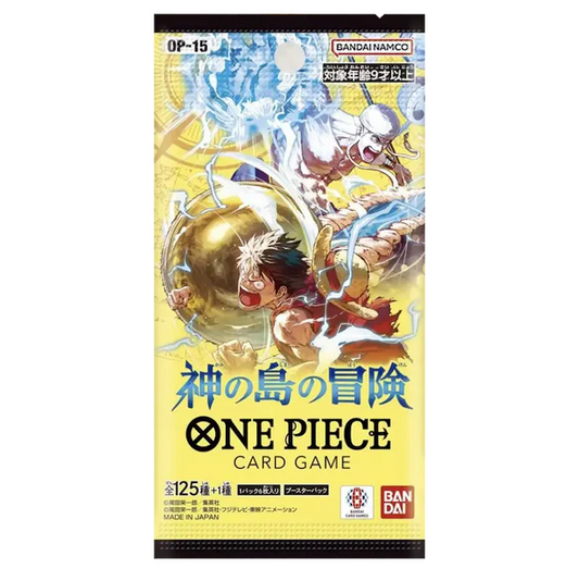 Sobre Booster OP-15: Adventure on Kami´s Island - One Piece Tcg [JP]