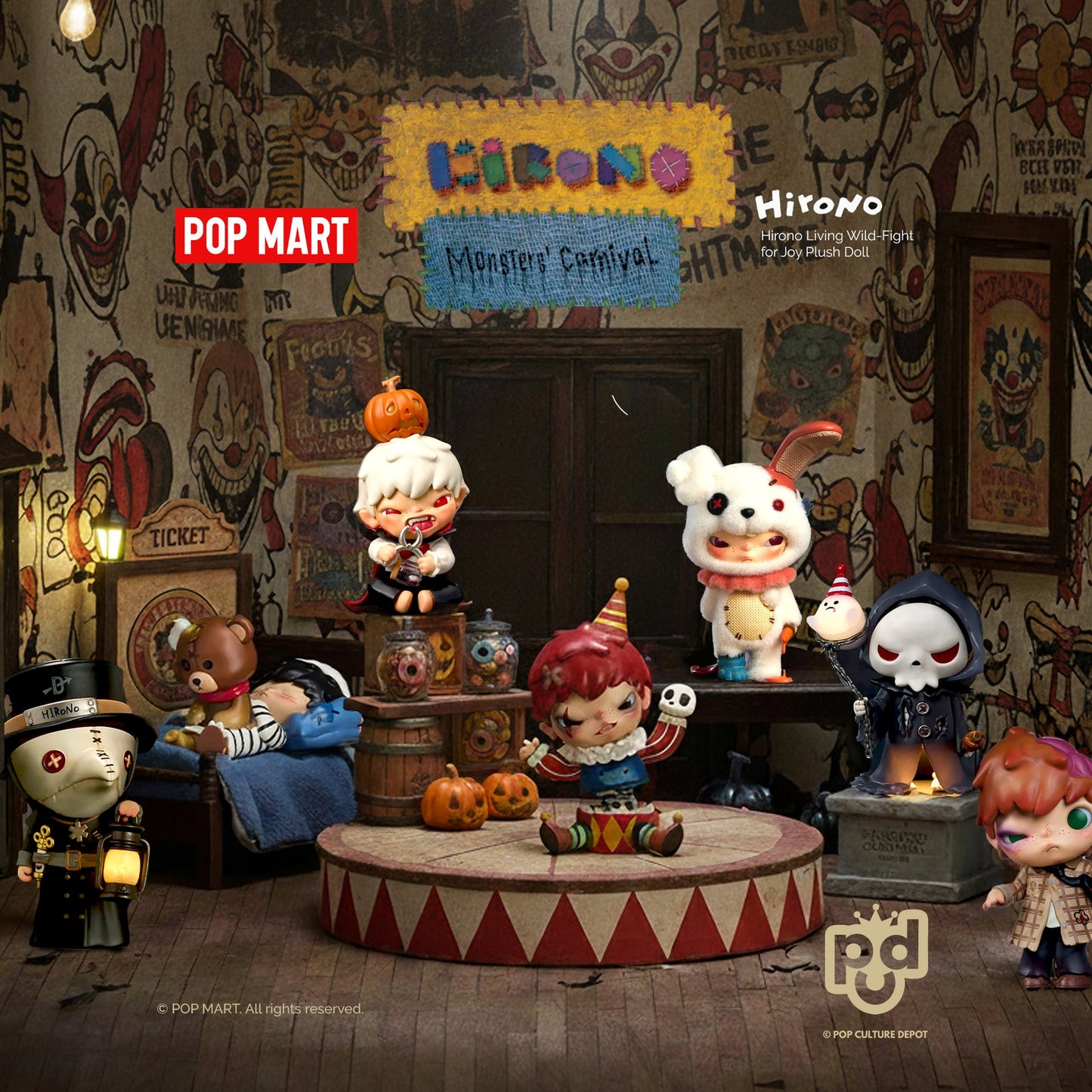 Figura Hirono: Monster Carnival [Random] - Pop Mart