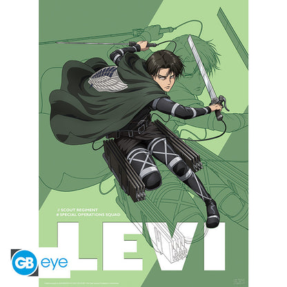 Pack Posters Levi and Mikasa - Attack on Titan - ABYstyle