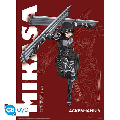Pack Posters Levi and Mikasa - Attack on Titan - ABYstyle