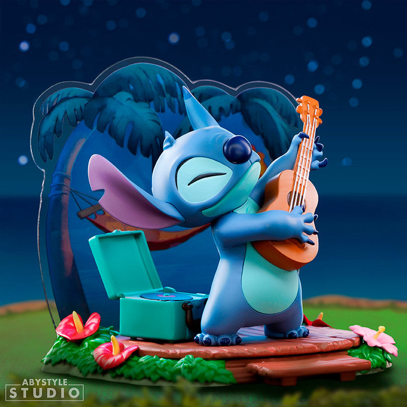 Figura Stitch Guitar  - Lilo & Stitch - Disney