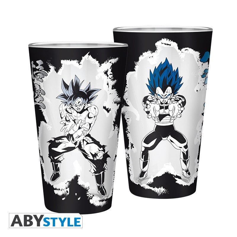 Vaso de Cristal Goku UI & Vegeta - AbyVer144