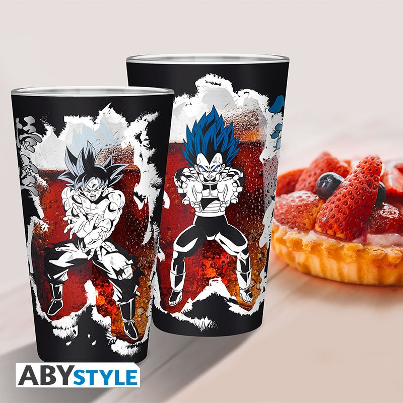 Vaso de Cristal Goku UI & Vegeta - AbyVer144
