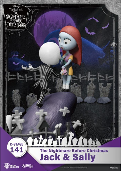 Figura Jack & Sally - Pesadilla Antes De Navidad - Disney