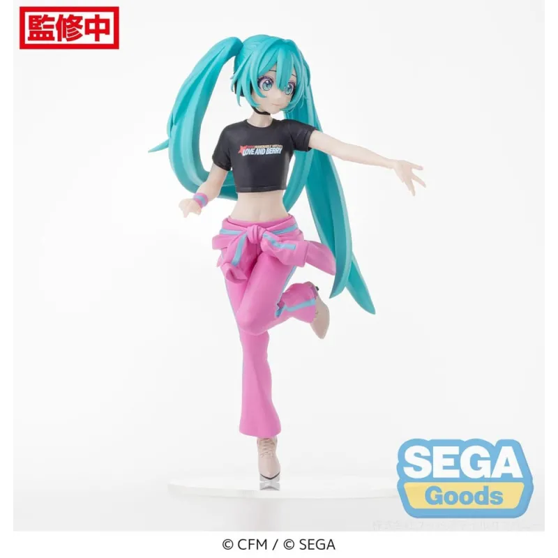 Figura Hatsune miku x love and berry  - Vocaloid - Sega