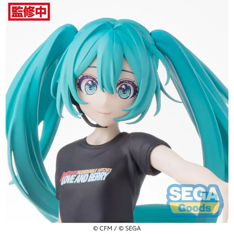 Figura Hatsune miku x love and berry  - Vocaloid - Sega