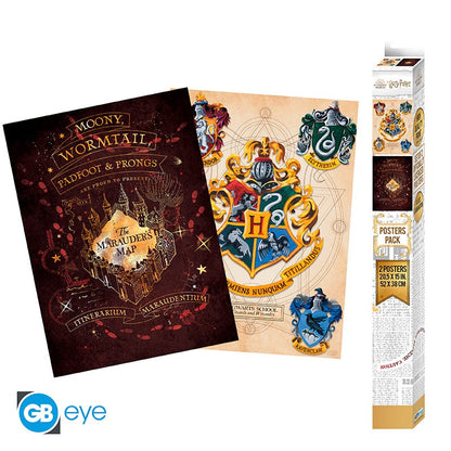 Pack Posters Crest & Marauders - Harry Potter - ABYstyle