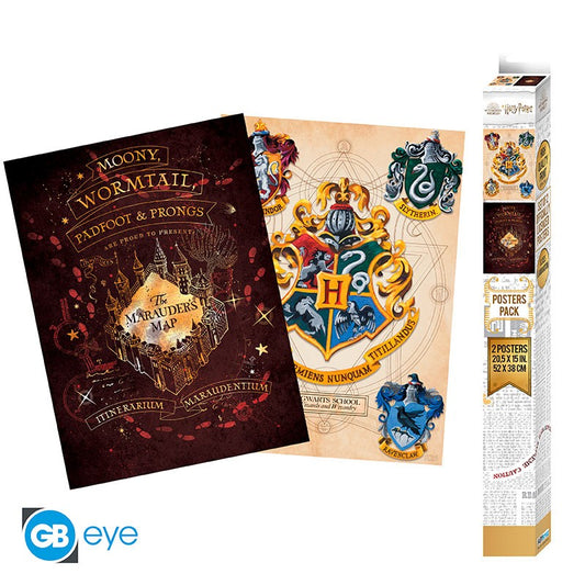 Pack Posters Crest & Marauders - Harry Potter - ABYstyle