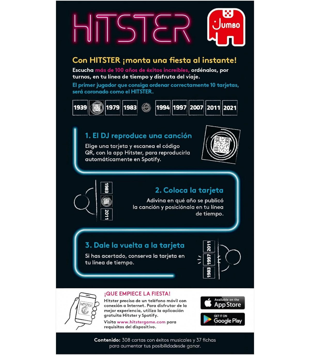 Juego de Mesa Hitster: El Juego de los Grandes Éxitos - JDM