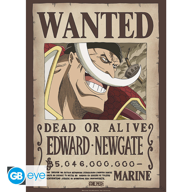 Pack Posters Wanted Roger & Whitebeard - One Piece - ABYstyle