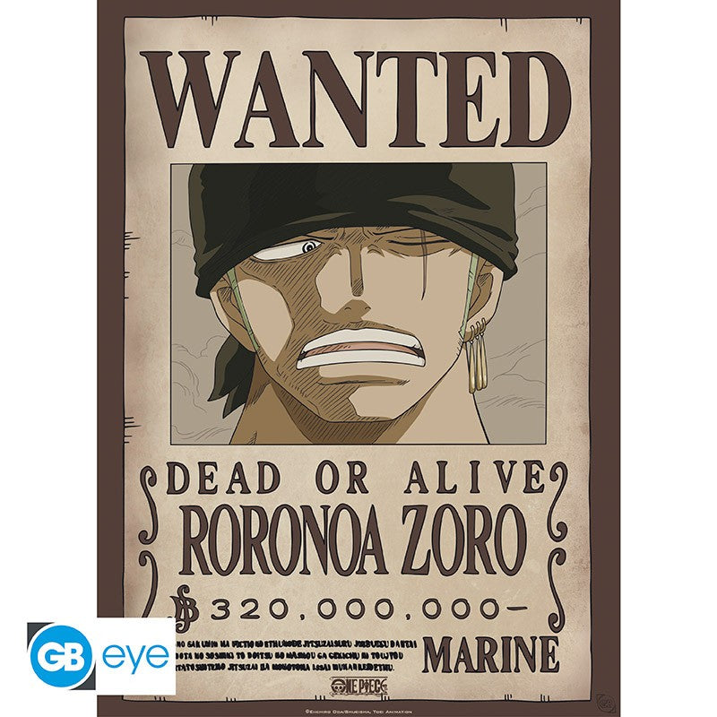 Pack Posters Wanted Zoro & Sanji - One Piece - ABYstyle