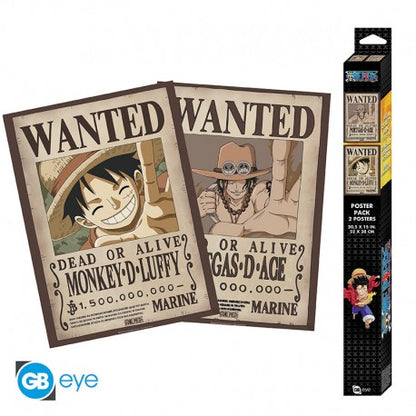 Pack Posters Lyffy & Ace - One Piece - ABYstyle