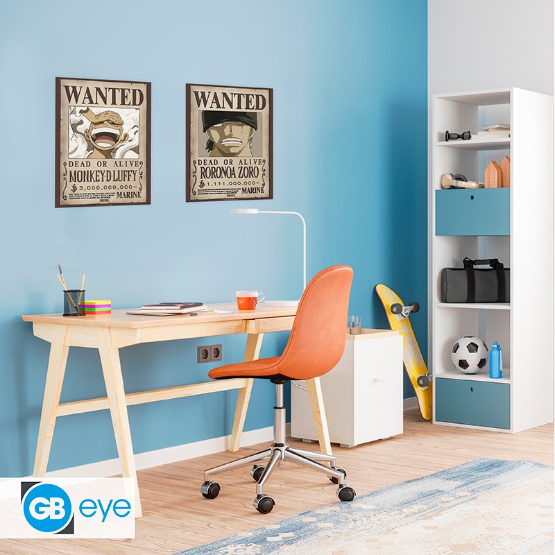 Pack Posters Lyffy Gear 5 & Wanted Zoro - One Piece - ABYstyle