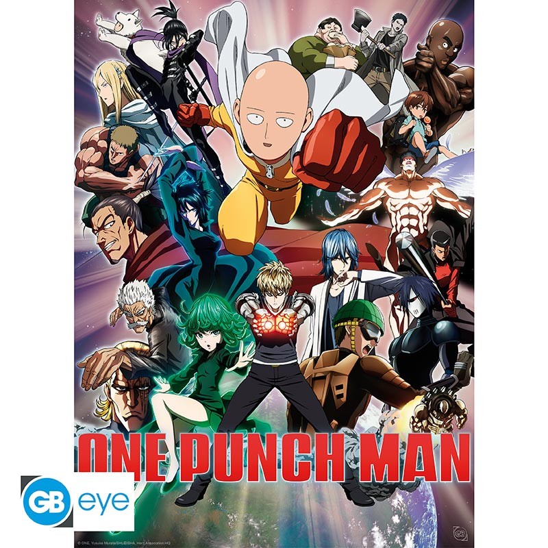 Pack Posters Saitama & Genos - One Punch Man - ABYstyle
