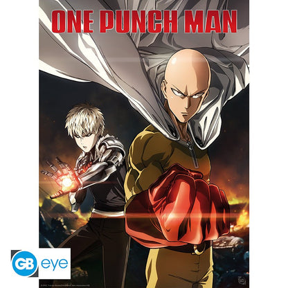 Pack Posters Saitama & Genos - One Punch Man - ABYstyle