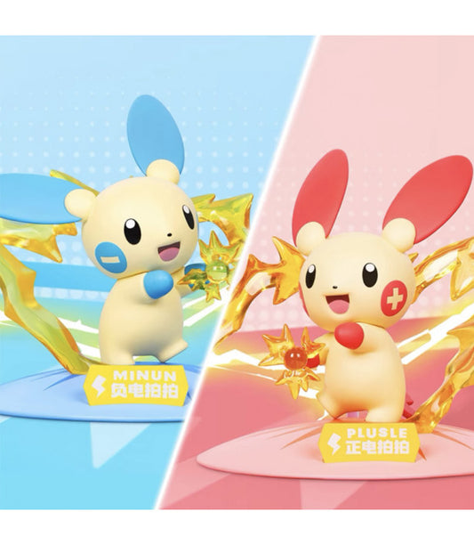 Figura Plusle & Minun - Pokémon
