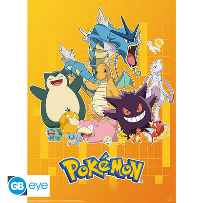 Pack Posters Colourful Characters - Pokémon - ABYstyle