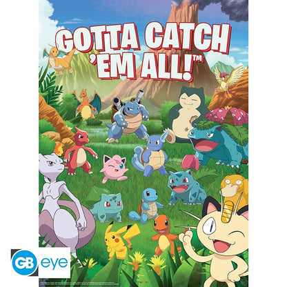 Pack Posters Environments - Pokémon - ABYstyle