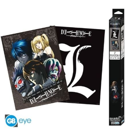 Pack Posters Grupo & L - Death Note - ABYstyle