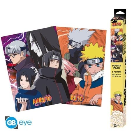 Pack Posters Set de 2 pósters - Naruto Shippuden - ABYstyle