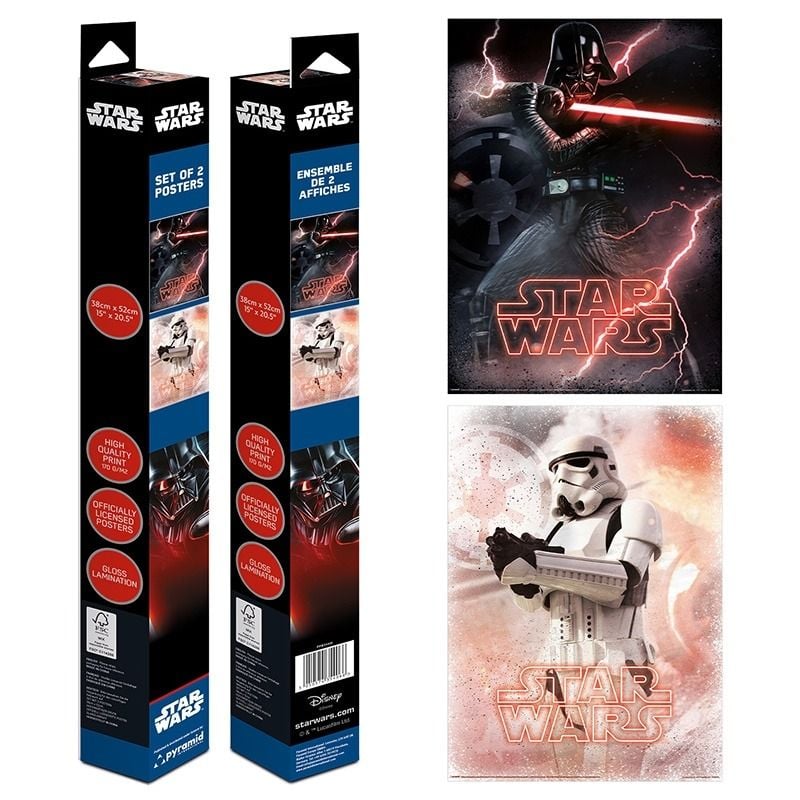 Pack Posters Darth Vader y Stormtrooper - Star Wars - ABYstyle