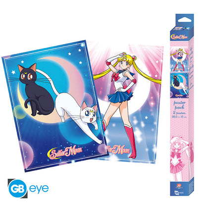 Pack Posters Sailor Moon & cats - Sailor Moon - ABYstyle