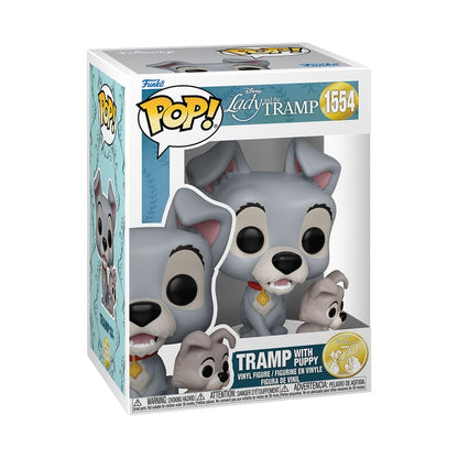Funko Pop Tramp With Puppy 1554 - Lady and the Tramp