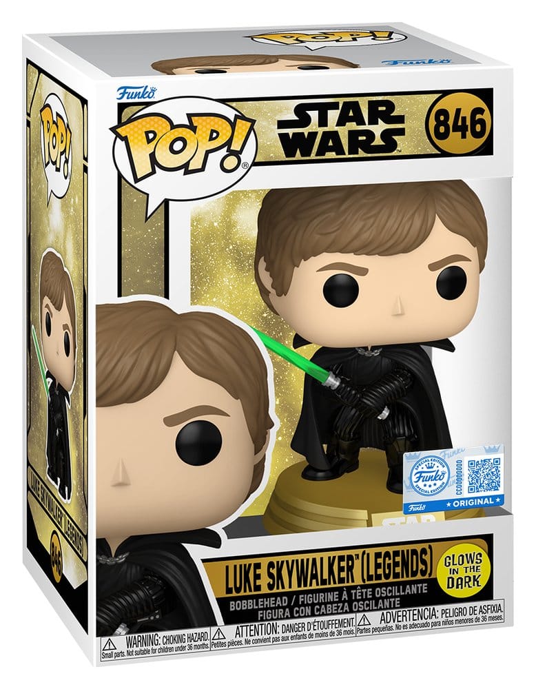 Funko Pop Luke Skywalker (LEGENS) 846 - GITD - Star Wars